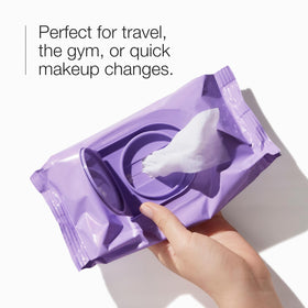 Clinique resealable pouch opening preserving wipes' moisture