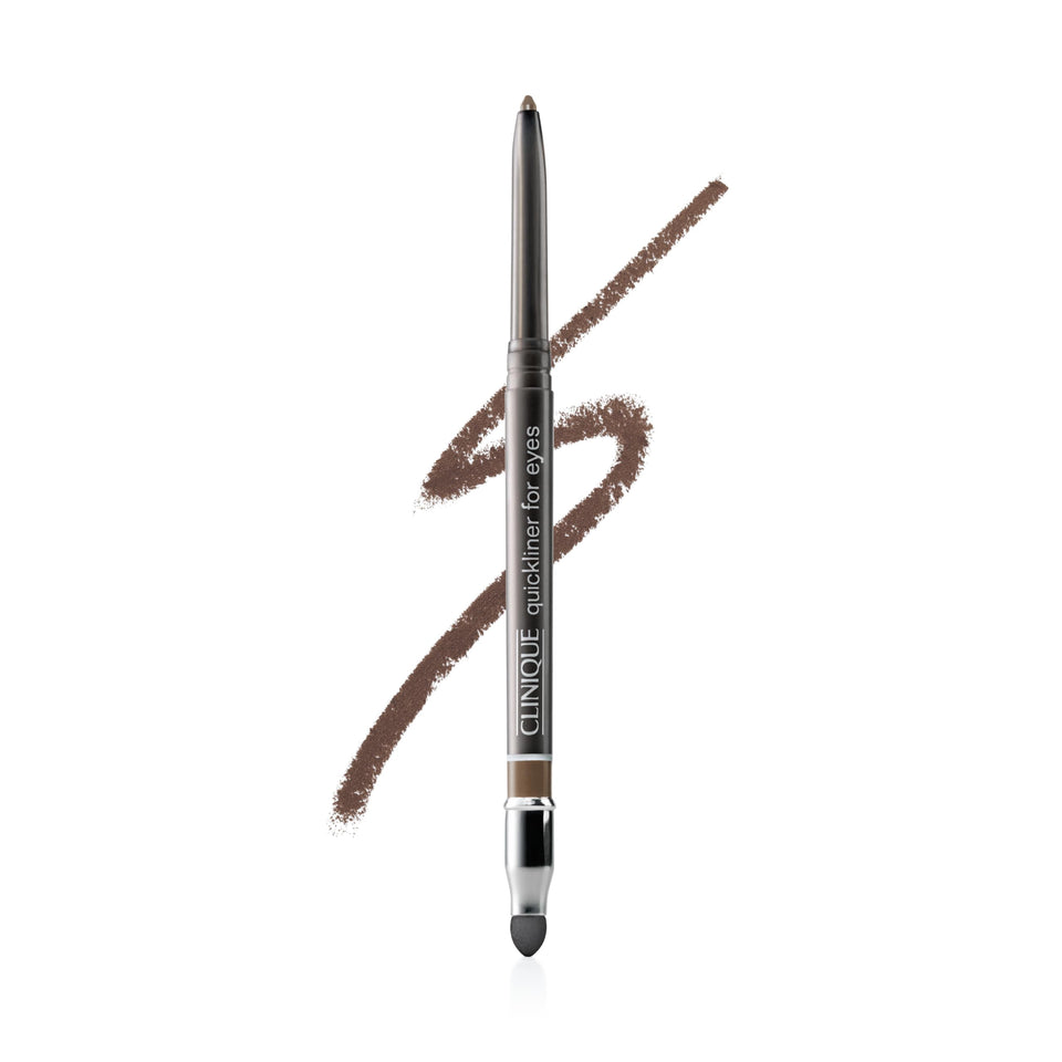 Clinique Quickliner front packaging showing pencil and cap, clear product benefit