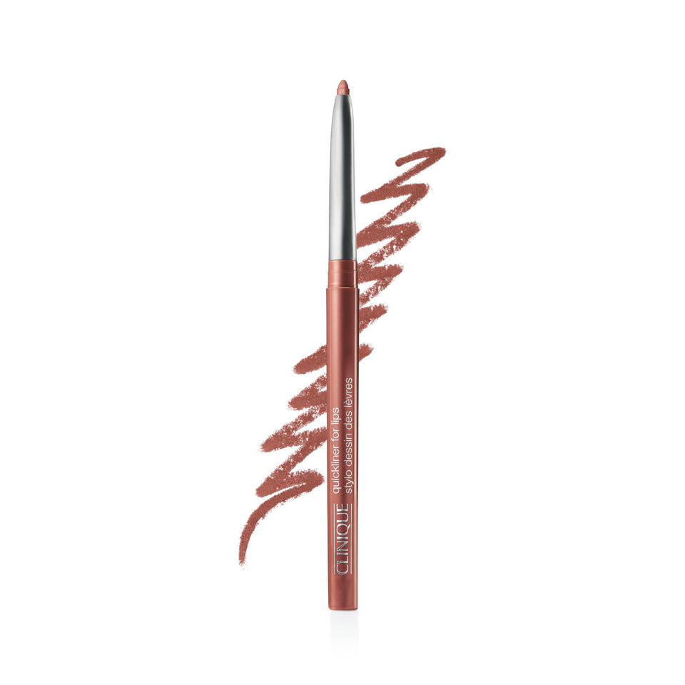 Clinique Quickliner front view showing sleek automatic pencil and shade