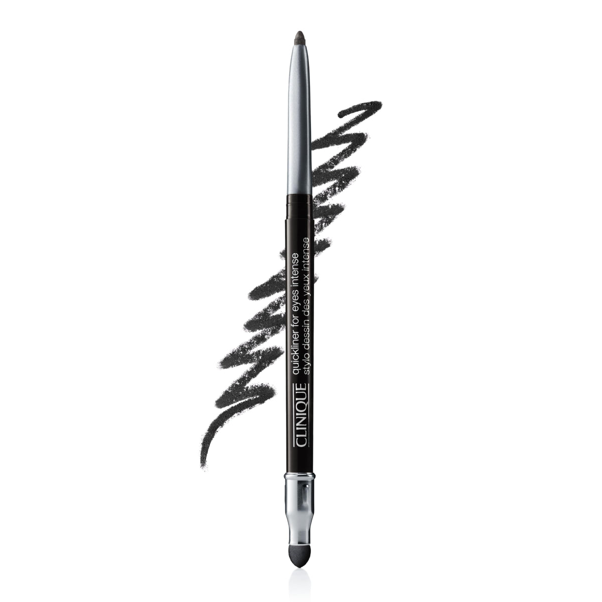 Clinique Quickliner front packaging showing sleek pencil and label for easy identification and travel