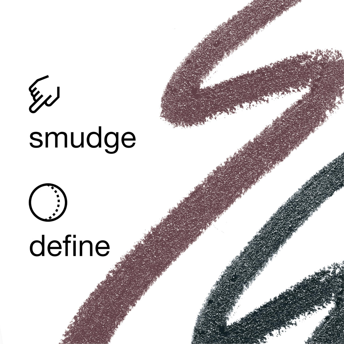 Clinique Quickliner built-in smudge tip demonstrated softening liner for smoky looks