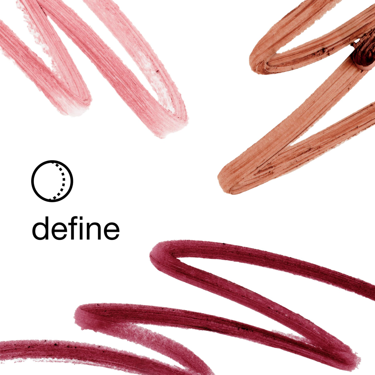 Clinique Quickliner texture stroke on skin showing creamy, non-drying formula