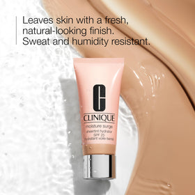 Clinique close-up of gel-cream texture highlighting hyaluronic hydration