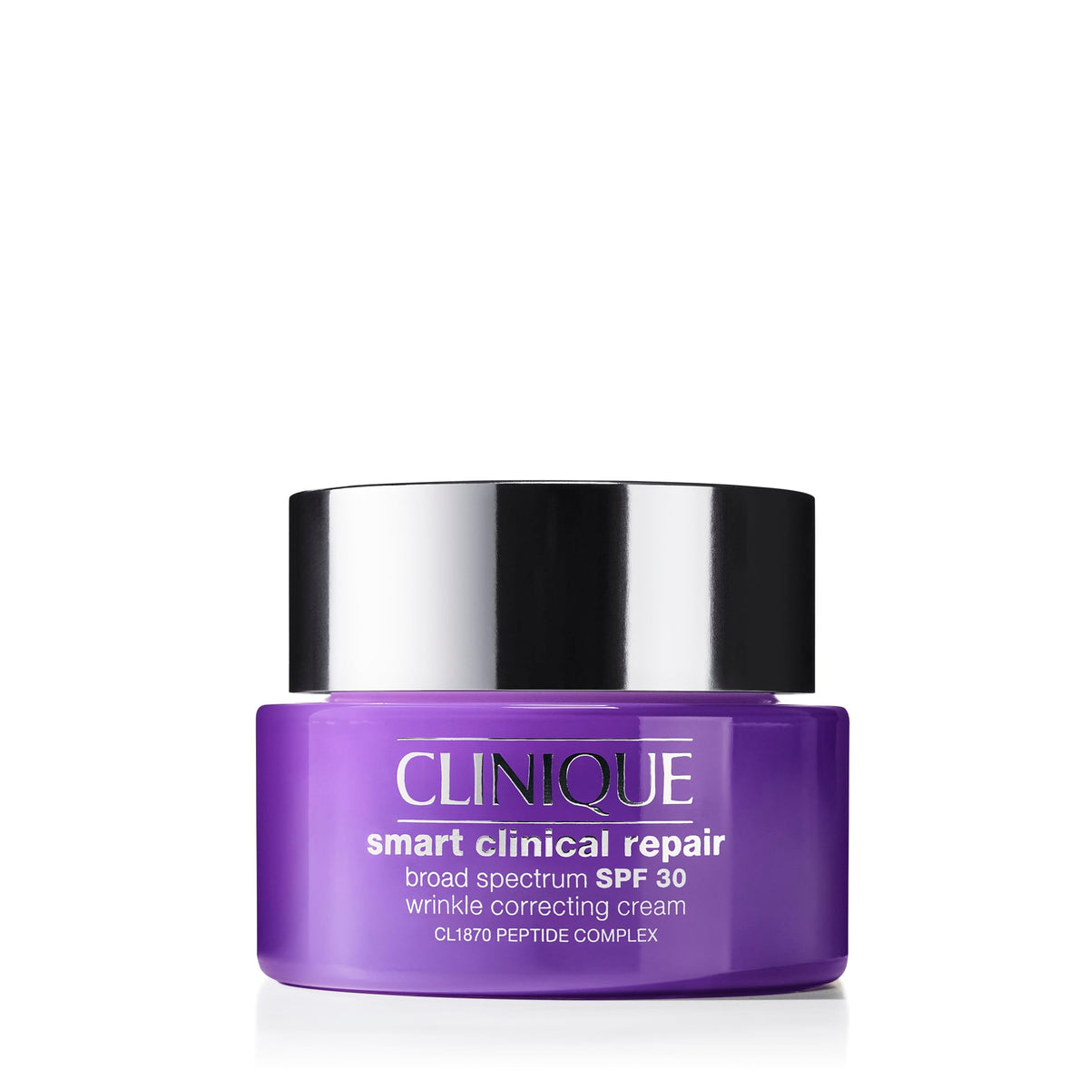 Clinique front packaging showing product and benefits visibly