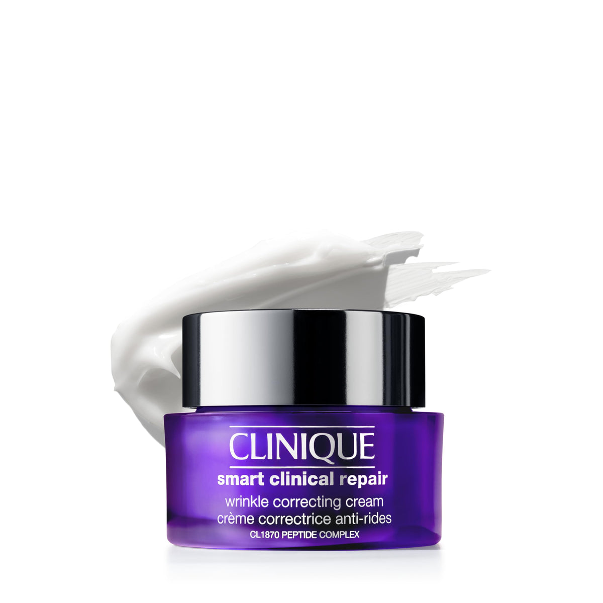 Clinique Smart Clinical Repair front view showing jar and label for clear identification and trust