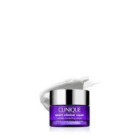 Clinique mini jar front view showing packaging and portable anti-wrinkle benefit