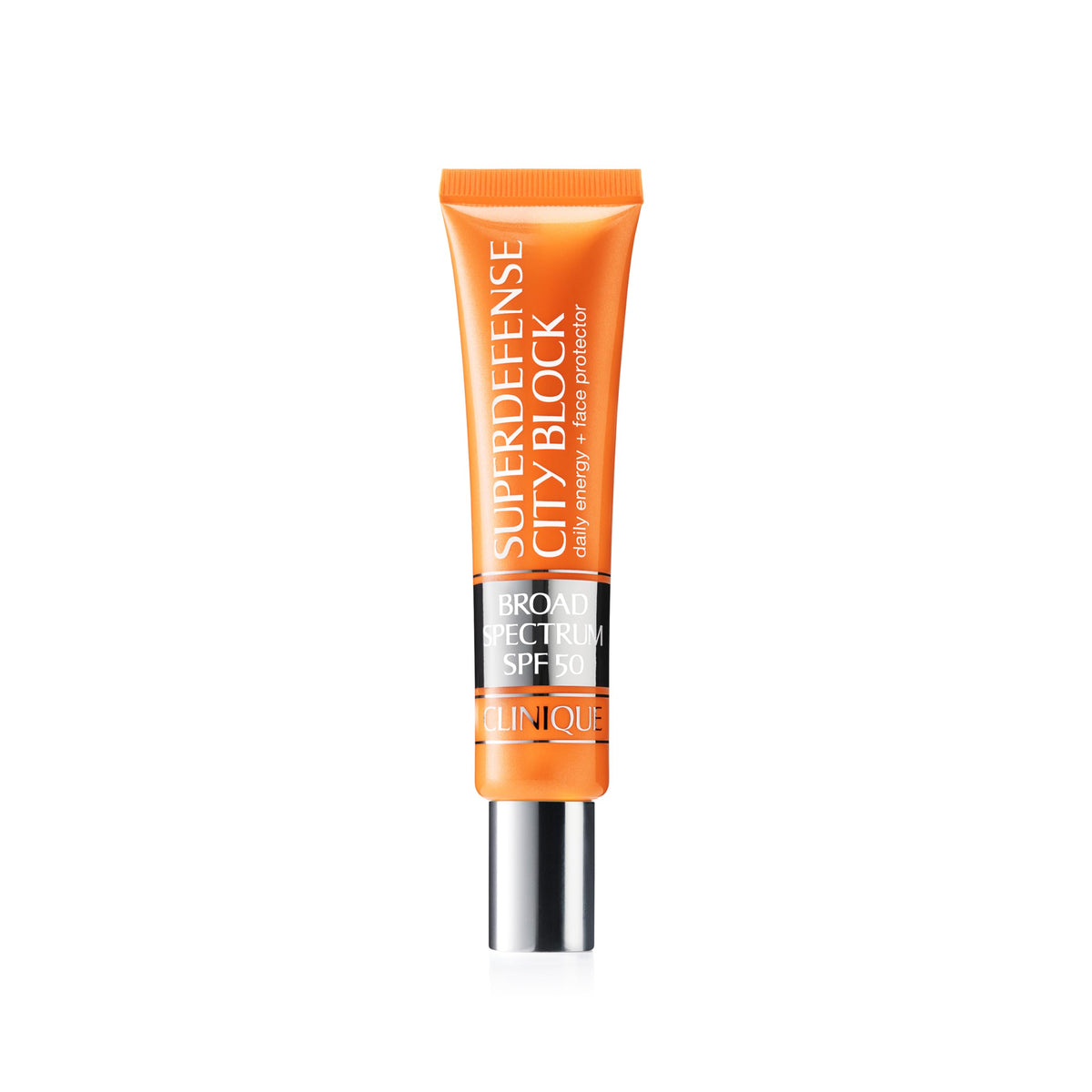 Clinique Superdefense front packaging showing SPF 50 for everyday protection