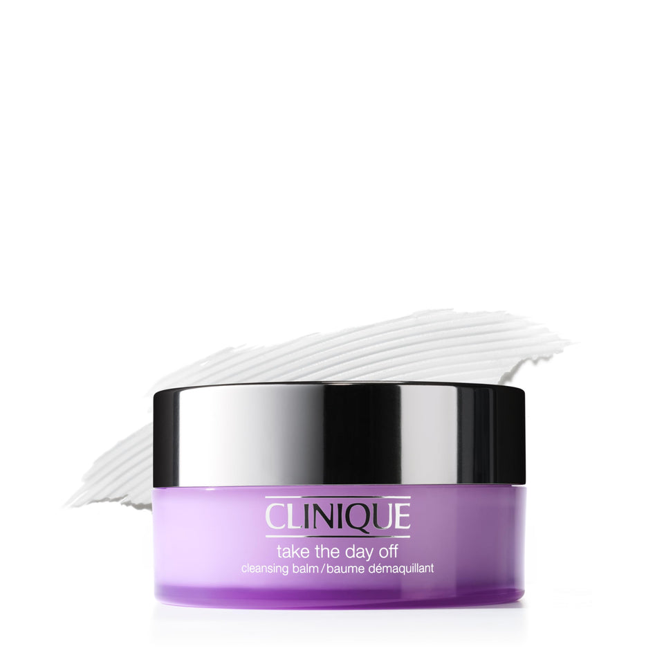 Clinique jar front view showing clean packaging and product name benefit