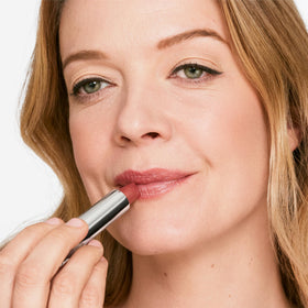 Clinique Tenderheart swatch on skin showing true shade and buildable hydrating coverage