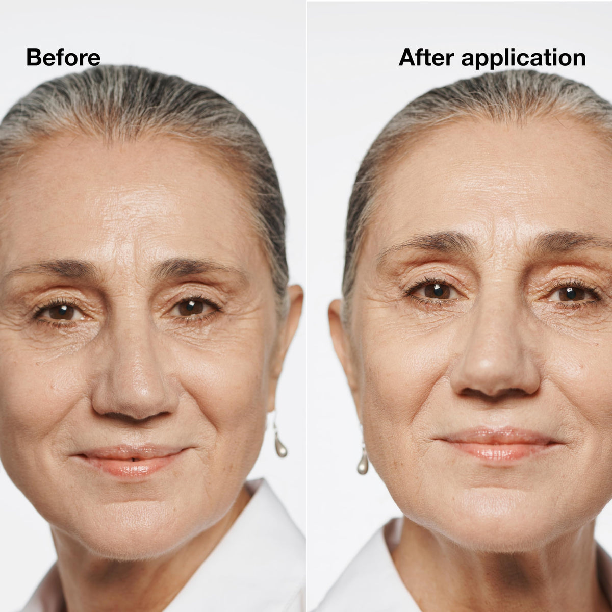 Clinique texture close-up of foundation drop showing smooth blendability benefit