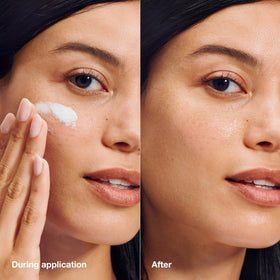 Clinique texture close-up showing hydrating lightweight gel that absorbs quickly