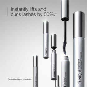 Clinique curved brush close-up demonstrating precise lift
