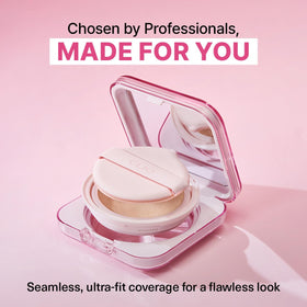 CLIO PROFESSIONAL compact inside handbag portraying convenience for touch-ups