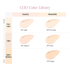 CLIO PROFESSIONAL model wearing cushion in natural light showing hydrated glow