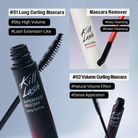 CLIO PROFESSIONAL 002 Volume Curling mini brush detail showing dense bristles for fuller lashes