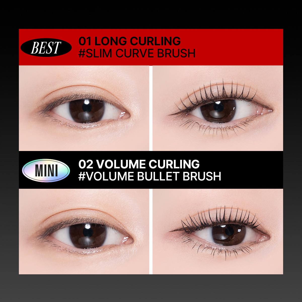 CLIO PROFESSIONAL Kill Lash Remover curved precision brush for targeted, gentler removal benefit