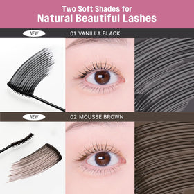 CLIO open tube texture shot highlighting lightweight, non-sticky formula advantage