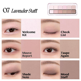 CLIO PROFESSIONAL back packaging label showing shade names and product details for ingredient clarity