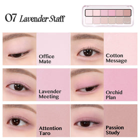 CLIO PROFESSIONAL palette held in hand to show compact size and travel-friendly portability