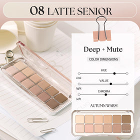 CLIO PROFESSIONAL arm swatches displaying wearable neutral payoff and buildable color