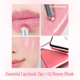 CLIO PROFESSIONAL application on cheek demonstrating quick flush and natural finish