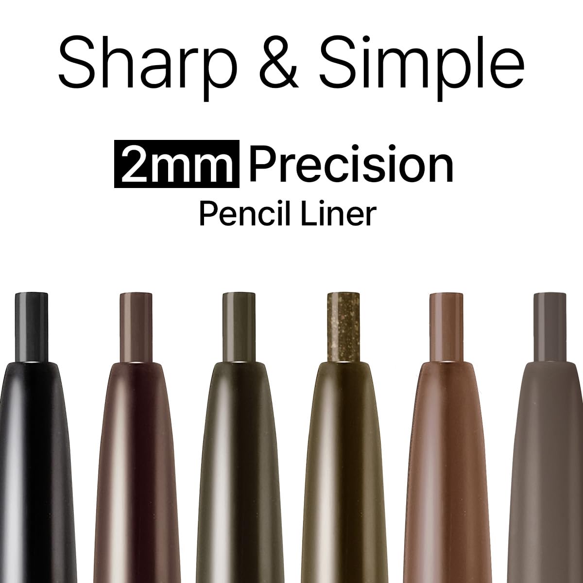 CLIO PROFESSIONAL close-up of 2mm ultra-slim tip for precise eyeliner control