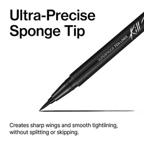 CLIO application on upper lid showing smooth glide and clean line benefit