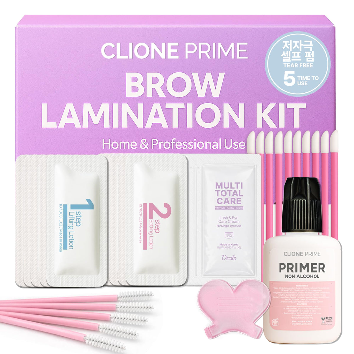 CLIONE PRIME front packaging showing kit and benefits