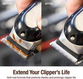 CLIPPERCIDE in salon setting demonstrating fast between-client use benefit