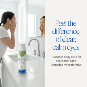 Cliradex pump nozzle close-up demonstrating controlled foam dispensing benefit