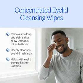 Cliradex single towelette being opened for hygienic, quick cleansing