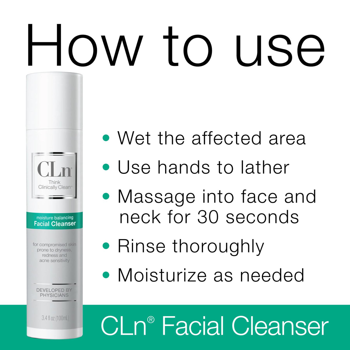 Bathroom countertop with CLn showing daily routine compatibility