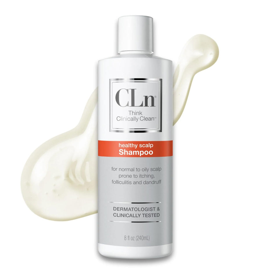 CLn front bottle showing label and size, clear benefit of clinical cleansing