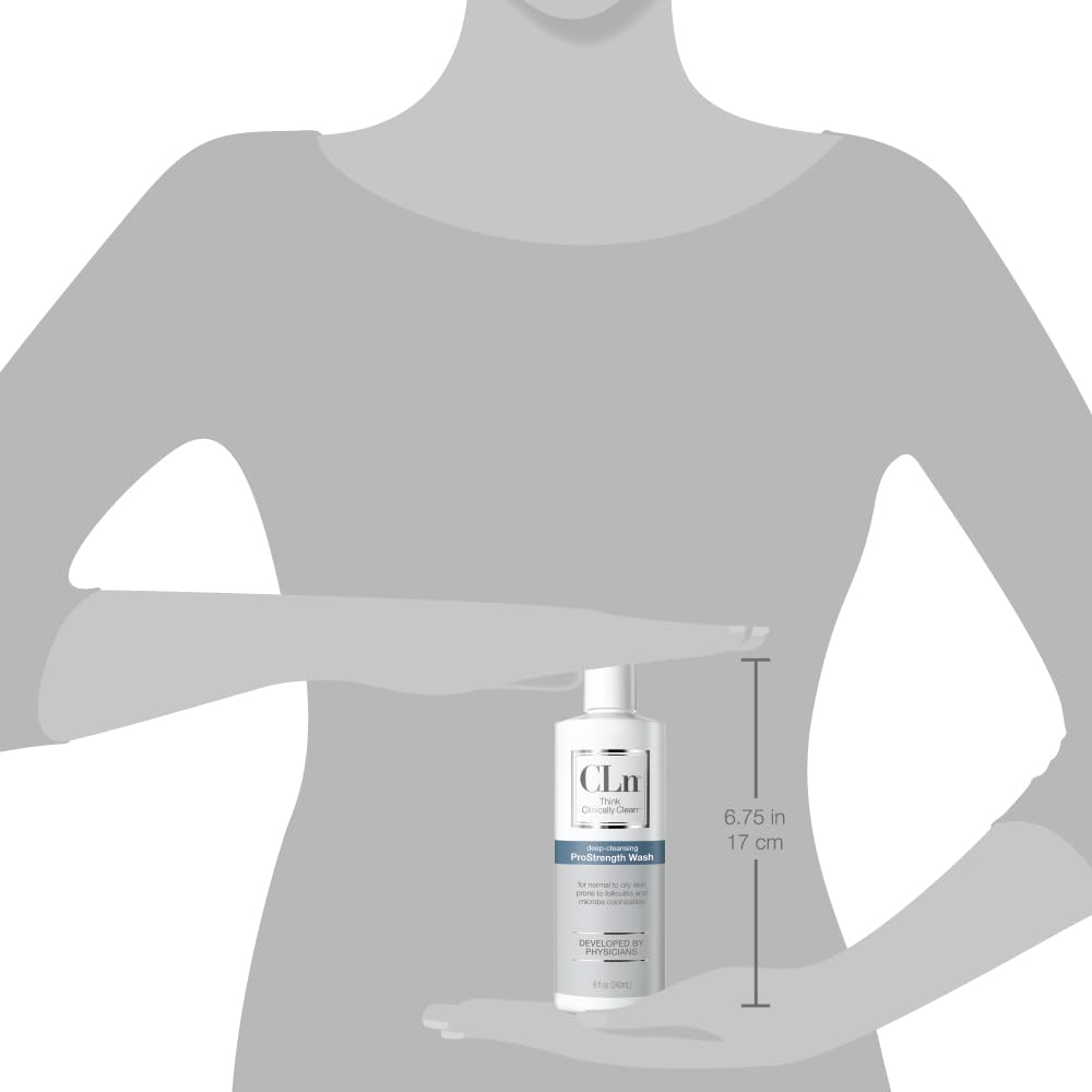CLn ProStrength on bathroom shelf in lifestyle setting suggesting routine-friendly benefit