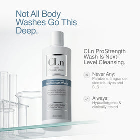 CLn ProStrength gel texture close-up showing smooth therapeutic gel benefit