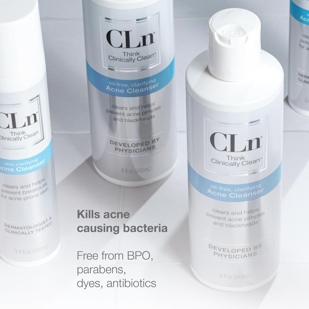 CLn bottle next to ruler for scale and accurate size expectation
