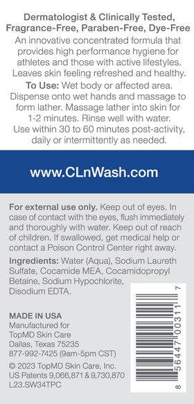 CLn close-up of bottle texture and cap highlighting easy-dispense benefit
