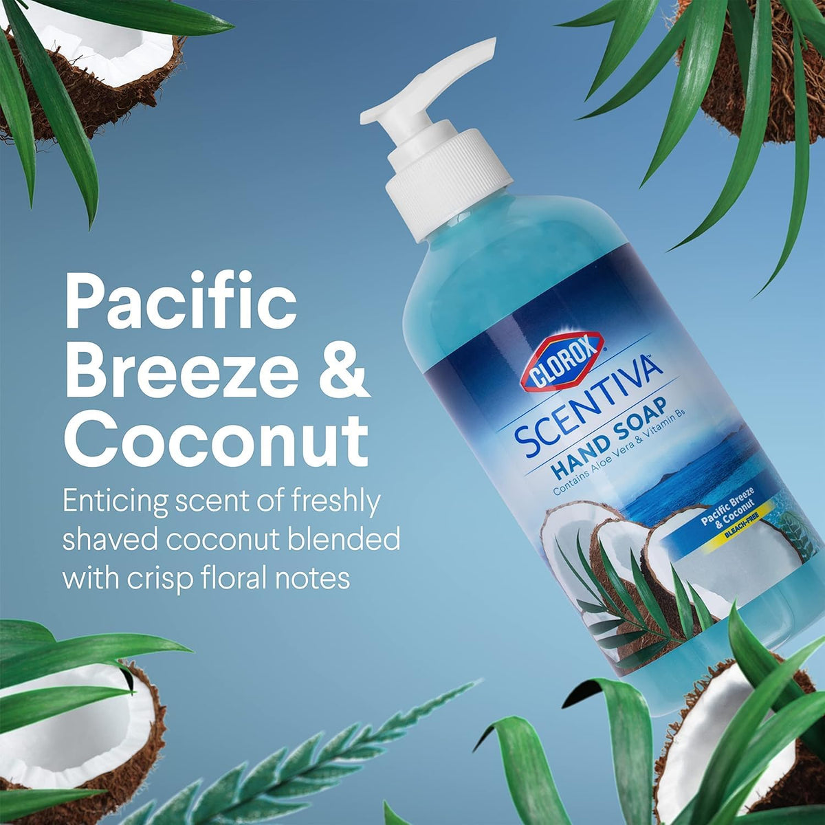 Clorox Scentiva lather closeup revealing creamy foam and cleansing action