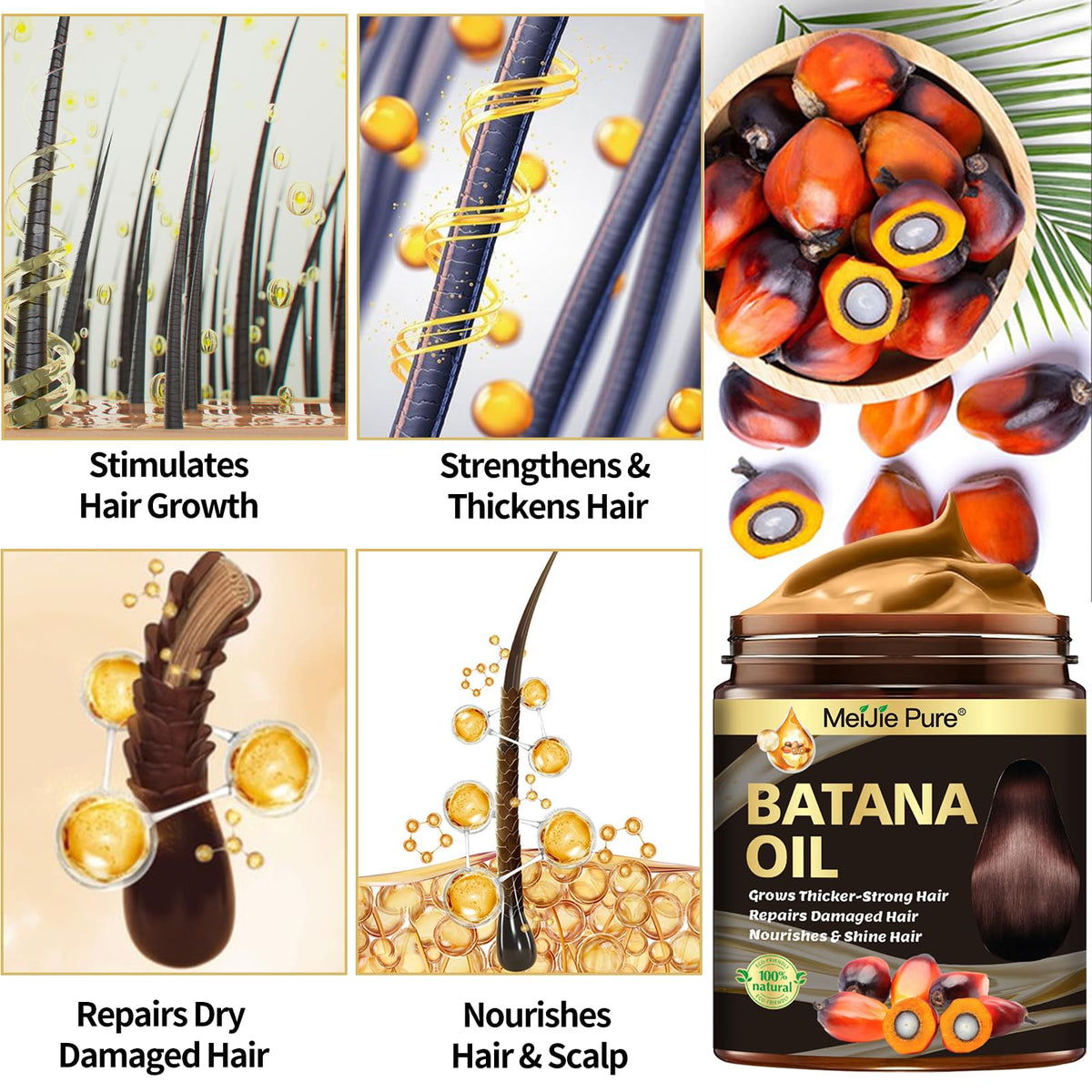 CLOTHES OF SKIN scalp massage application showing improved scalp nourishment benefit