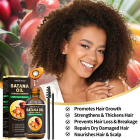 CLOTHES OF SKIN hair lengths and edges before and after illustrating restored strength benefit