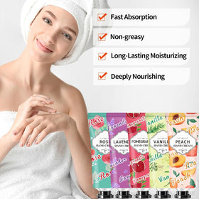 CLOTHES OF SKIN tubes arranged to show the ten distinct fragrance options