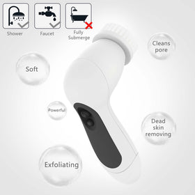 CLSEVXY device in shower illustrating IPX5 water-resistant, shower-safe use