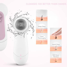 CLSEVXY rolling massage head in use to stimulate circulation and relaxation