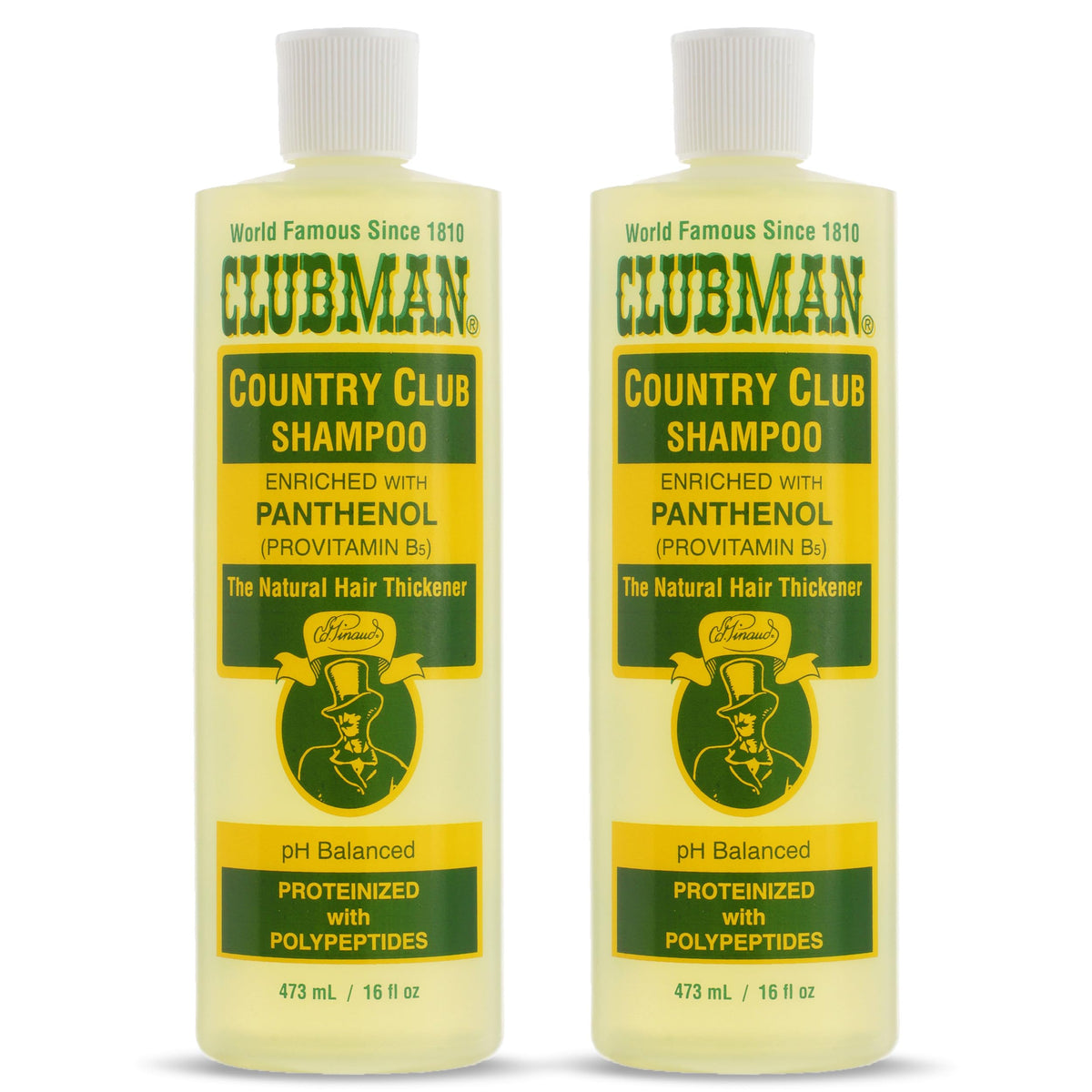 Clubman front packaging showing clean label and benefit