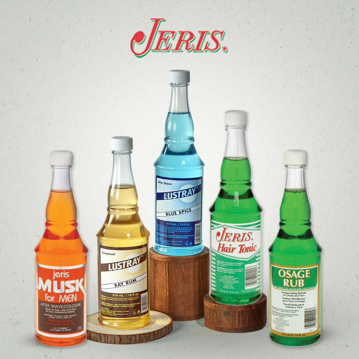 Clubman Jeris Osage Rub back label highlighting ingredients and usage directions benefit
