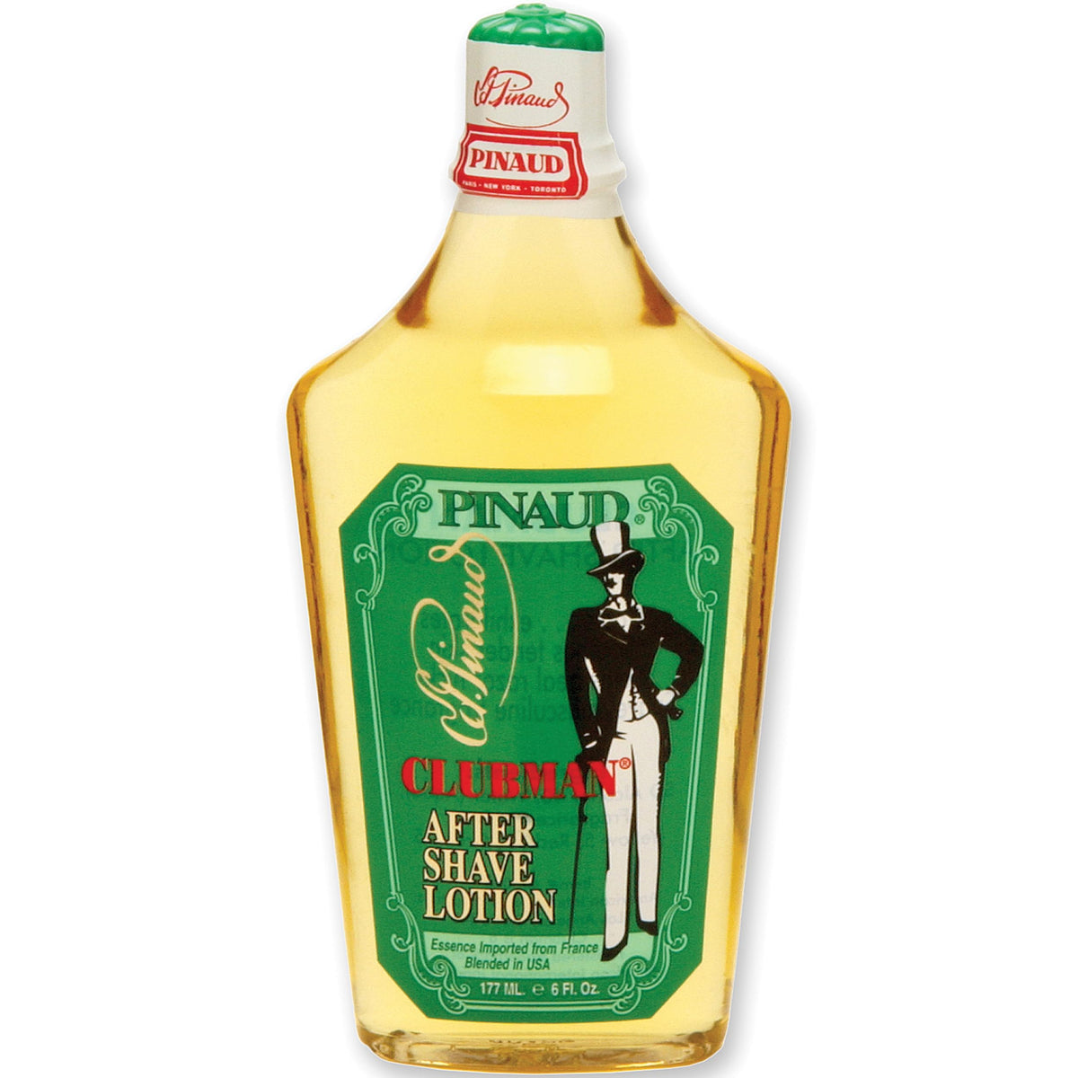 Clubman Pinaud front bottle showing classic packaging and quick refresh benefit