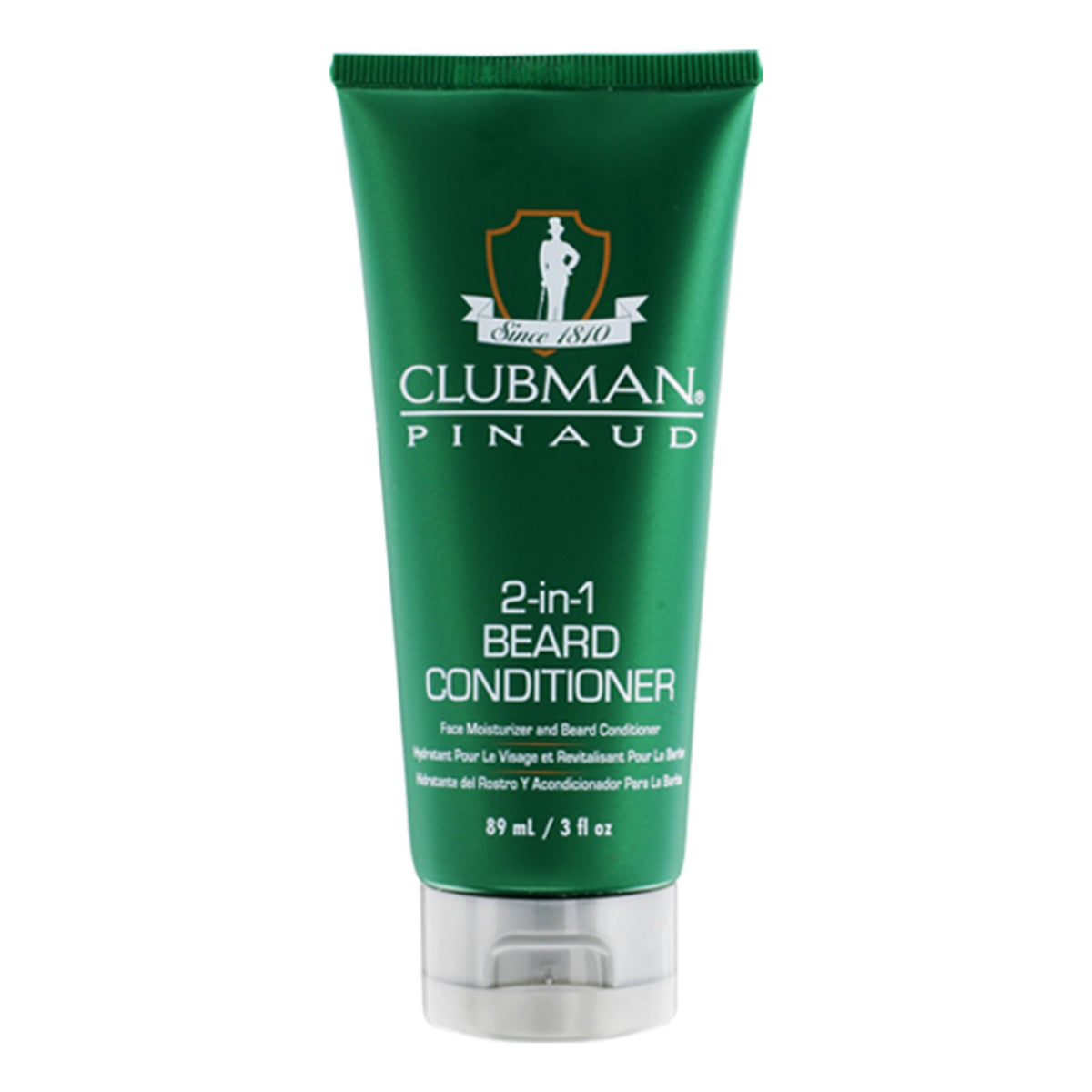 Clubman Pinaud front tube showing label and travel-ready size benefits