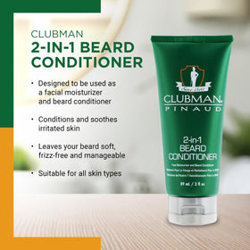 Clubman Pinaud texture close-up highlighting smooth, non-greasy finish benefit