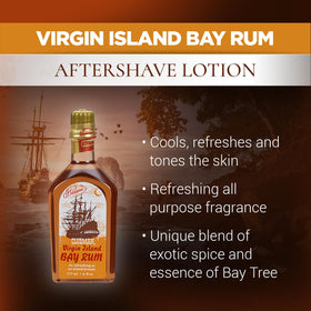 Clubman splash pouring from bottle demonstrating easy application and refreshing benefit