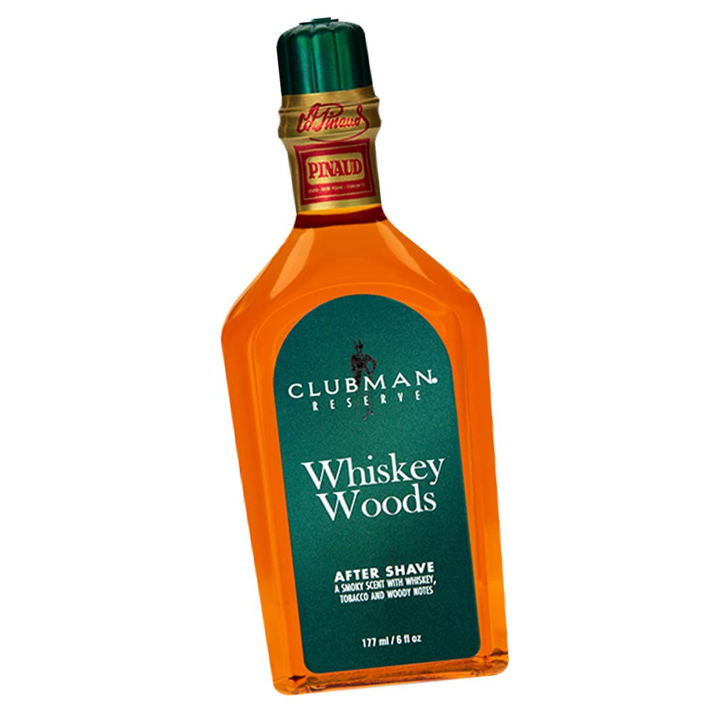 Clubman six ounce bottle beside ruler to show compact travel size